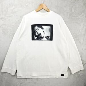 Puma Fenty by Rihanna L/S Unisex Graphic Crewneck T-Shirt White Oversized XL
